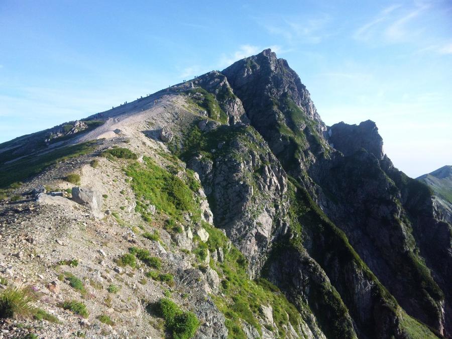 The summit of Mt. Hakuba