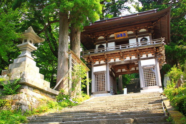 The Niomon gate of Daisenji Temple.