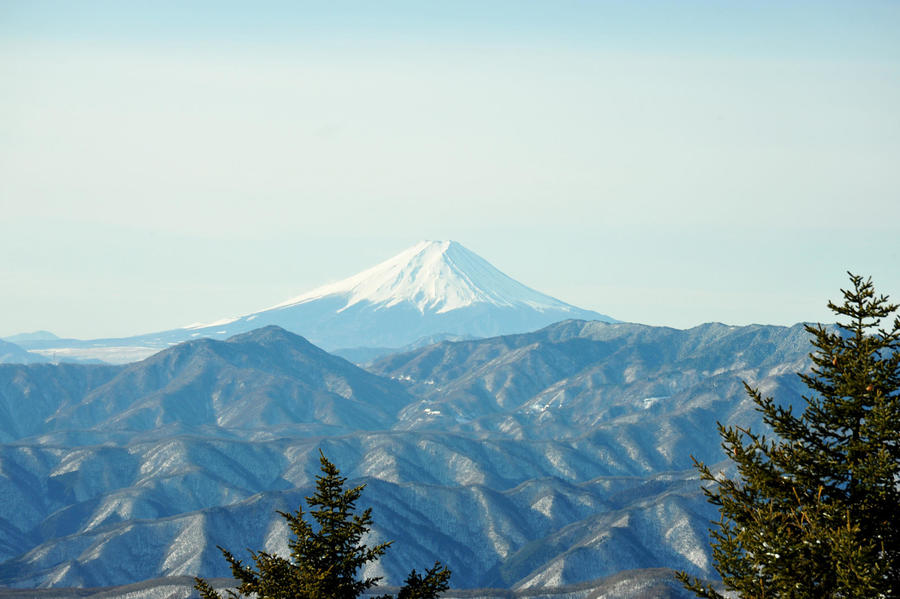 View of Mt. Fuji from Mt. Kumotori
