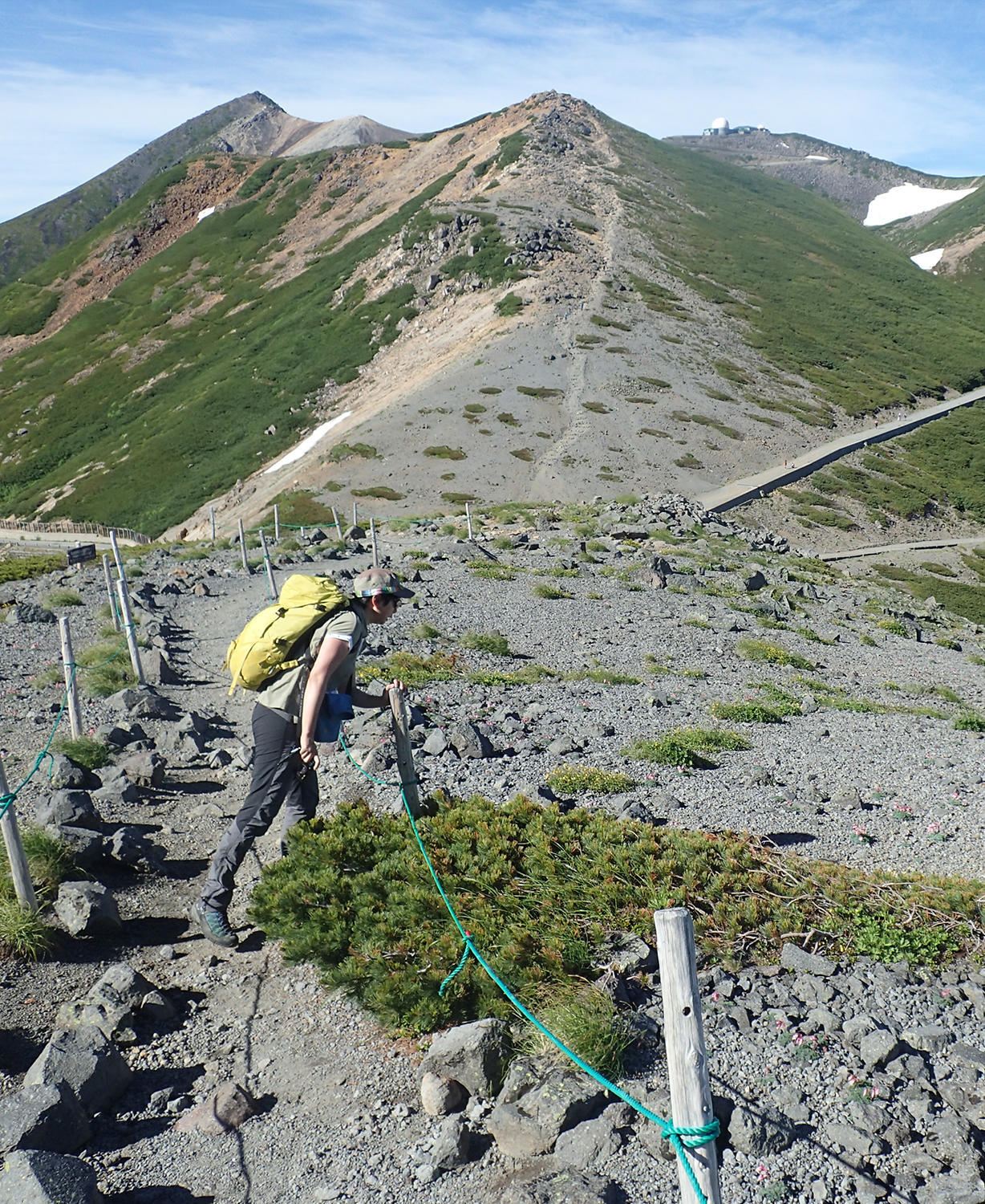 The trail of Mt.Norikura